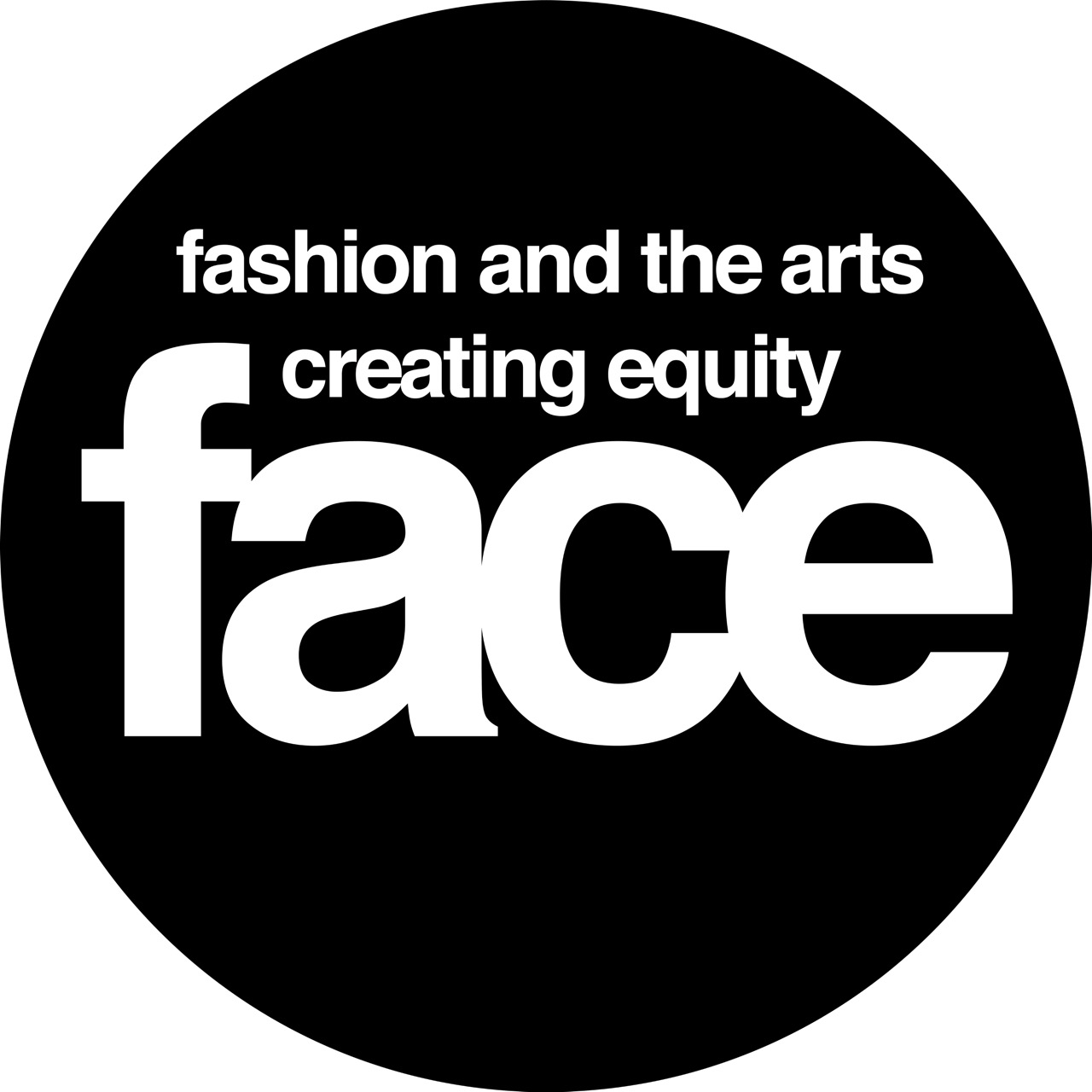 fashion and the arts creating equity logo
