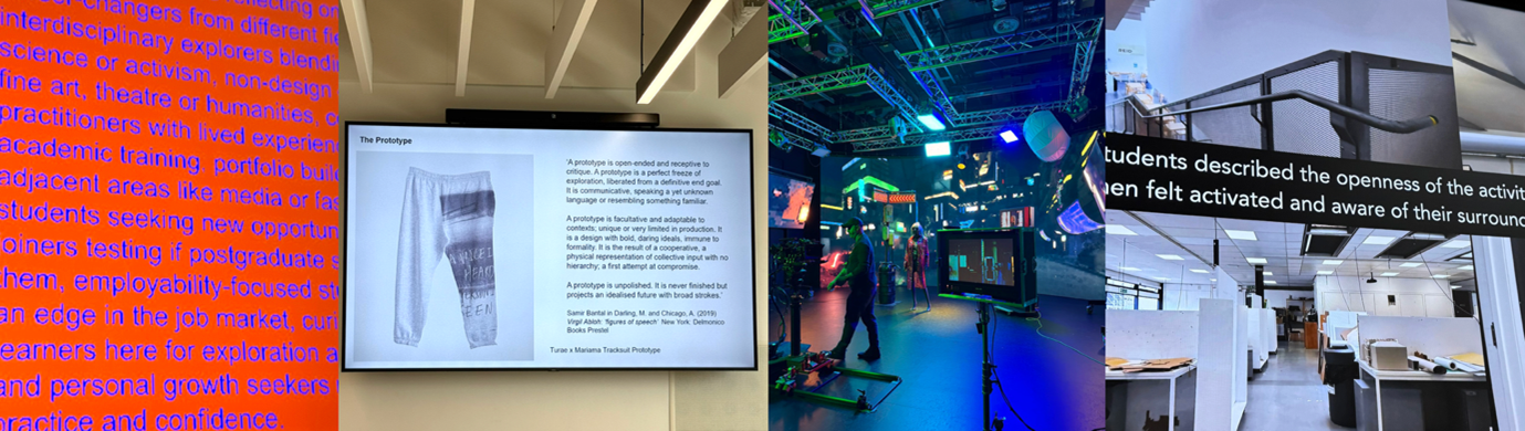 Images of 4 student projects at GLAD 2025